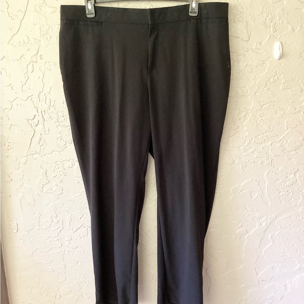 Pants Classic Black Catherine’s Right Fit Moderately Curvy20W Straight Leg - Picture 3 of 16